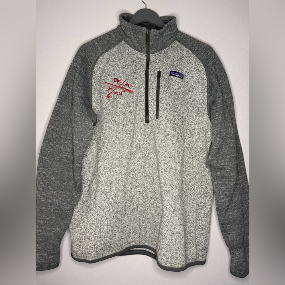 Patagonia Two-Tone Gray Men's Zip-Up Sweater